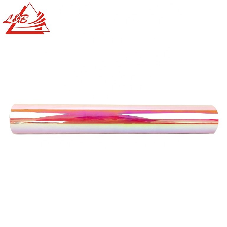 Holographic Rainbow Colorful Self Adhesive Film Vinyl For cutting Plotter ,Postal Material, Diy Sticker
