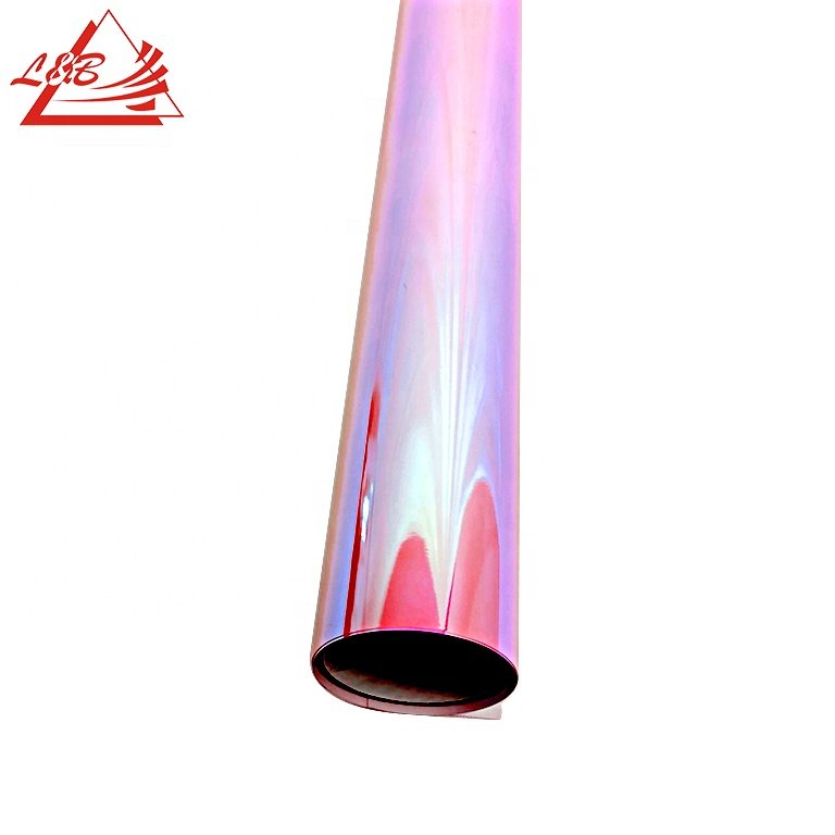 Holographic Rainbow Colorful Self Adhesive Film Vinyl For cutting Plotter ,Postal Material, Diy Sticker