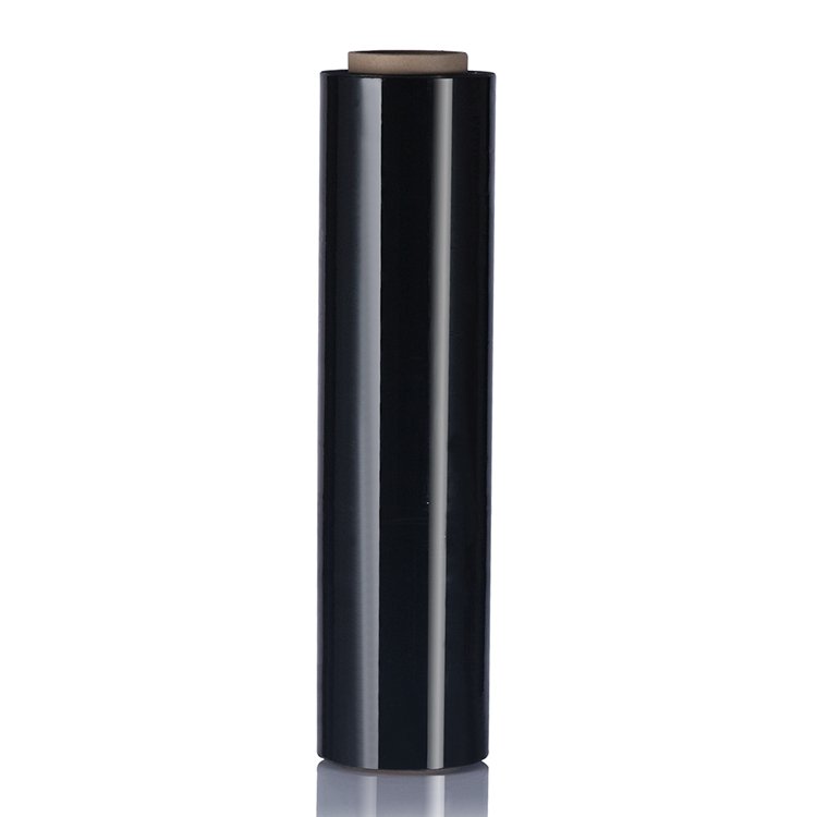 Promotion Black Colorful Mylar Adhesive Stretch Film Soft PE & LLDPE Moisture Proof 50cm Width 300m Length for Packaging Wrap
