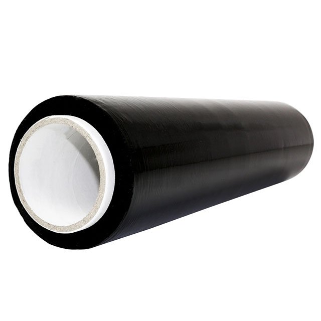 Promotion Black Colorful Mylar Adhesive Stretch Film Soft PE & LLDPE Moisture Proof 50cm Width 300m Length for Packaging Wrap