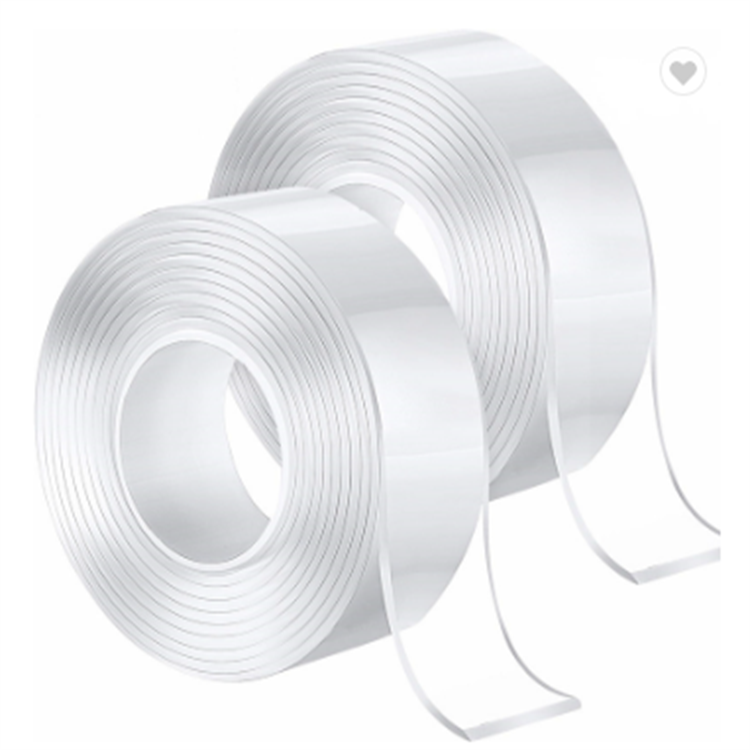 Double Sided Adhesive Super Clear 30mm Washable Reusable No Residue Nano Waterpoof Grip Tape For Hook,Kitchen,Bathroom