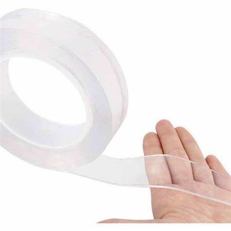 Double Sided Adhesive Super Clear 30mm Washable Reusable No Residue Nano Waterpoof Grip Tape For Hook,Kitchen,Bathroom