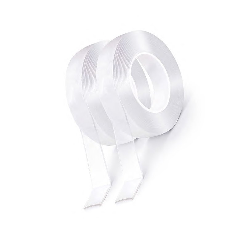 Double Sided Adhesive Super Clear 30mm Washable Reusable No Residue Nano Waterpoof Grip Tape For Hook,Kitchen,Bathroom