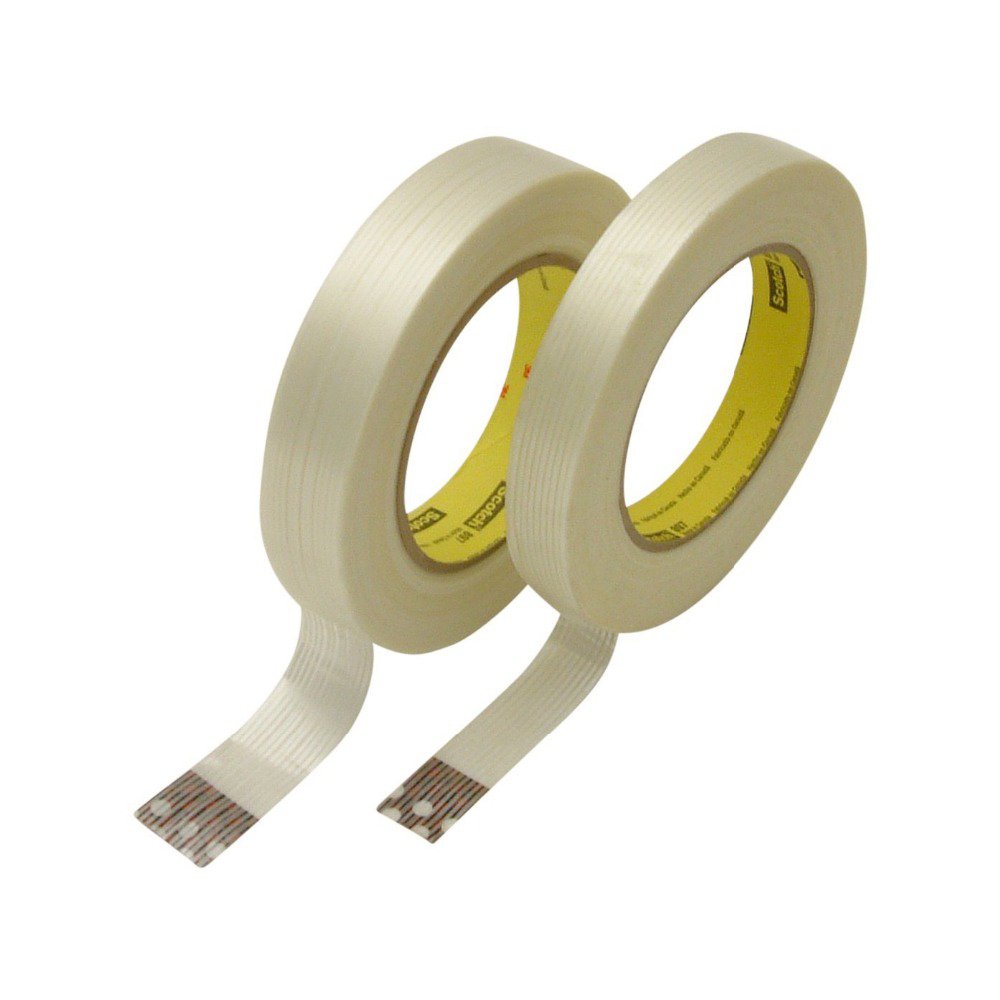 Factory Wholesale High Viscosity Fiber Glass Strapping Adhesive Packaging Bi-directional Filament Tape For Heavy Duty Packaging