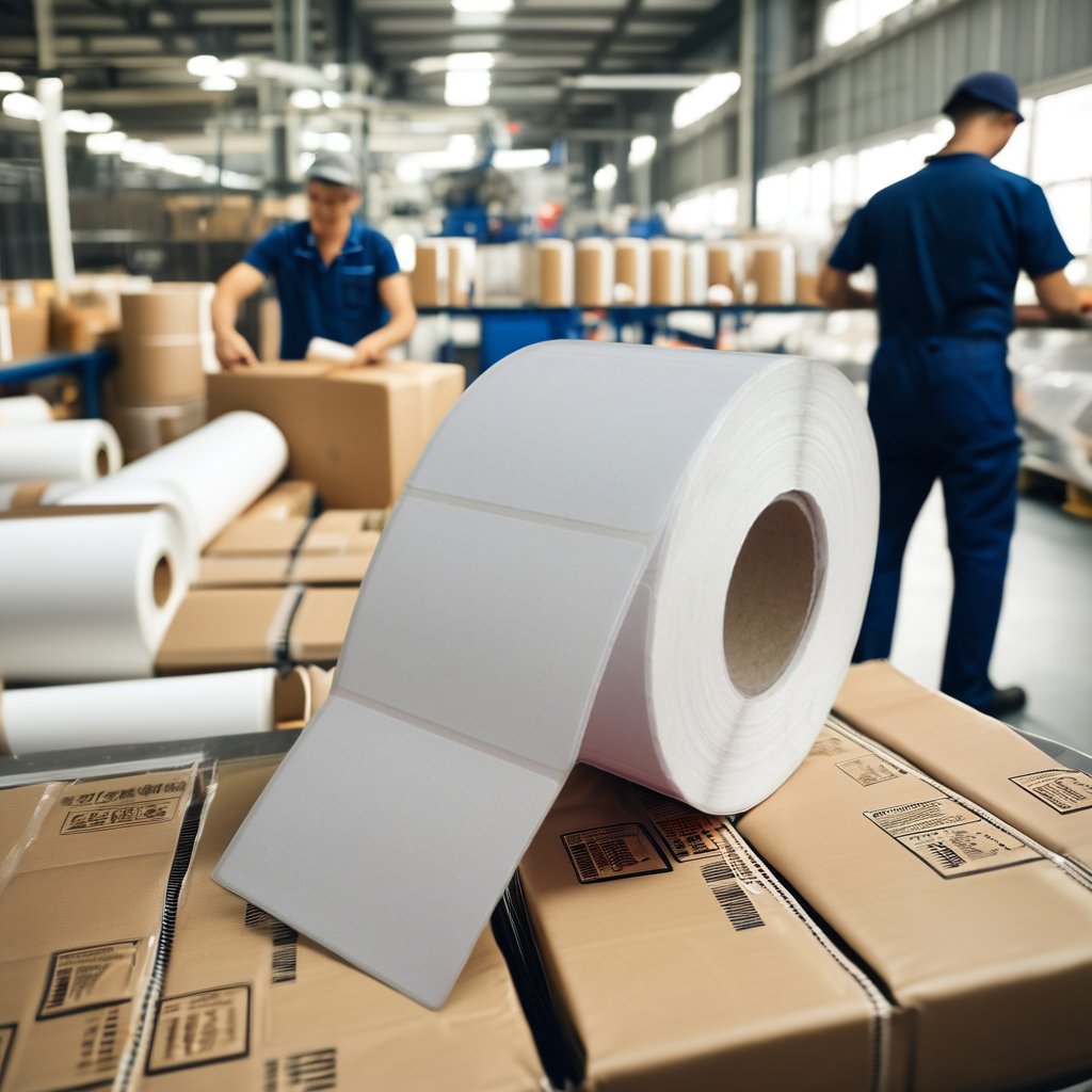Factory Supply Waybill Printing Adhesive Label 100x150mm Shipping Label