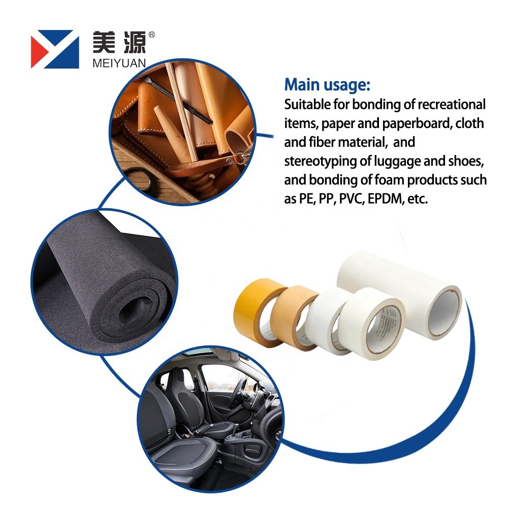 General Use Jumbo roll Strong Adhesive Tissue Tape Transparent Double Sided Tape