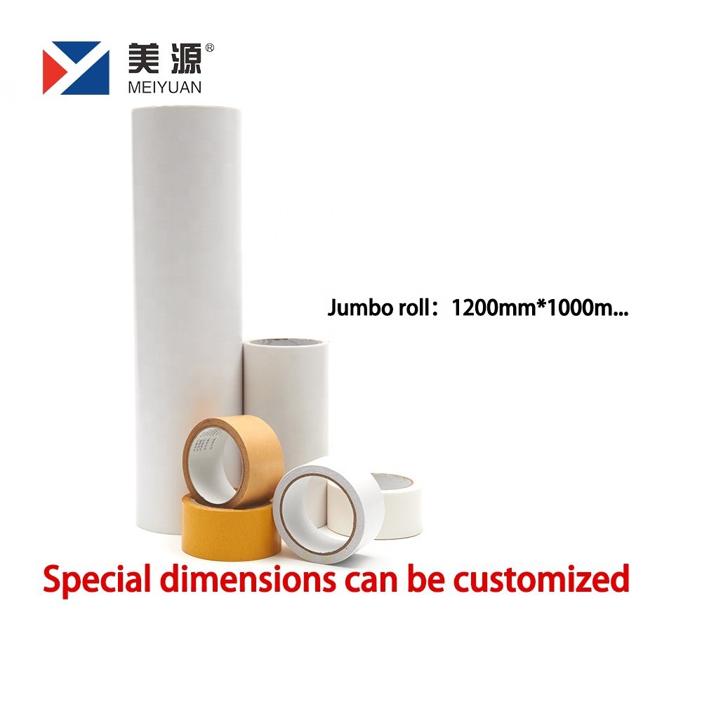 General Use Jumbo roll Strong Adhesive Tissue Tape Transparent Double Sided Tape