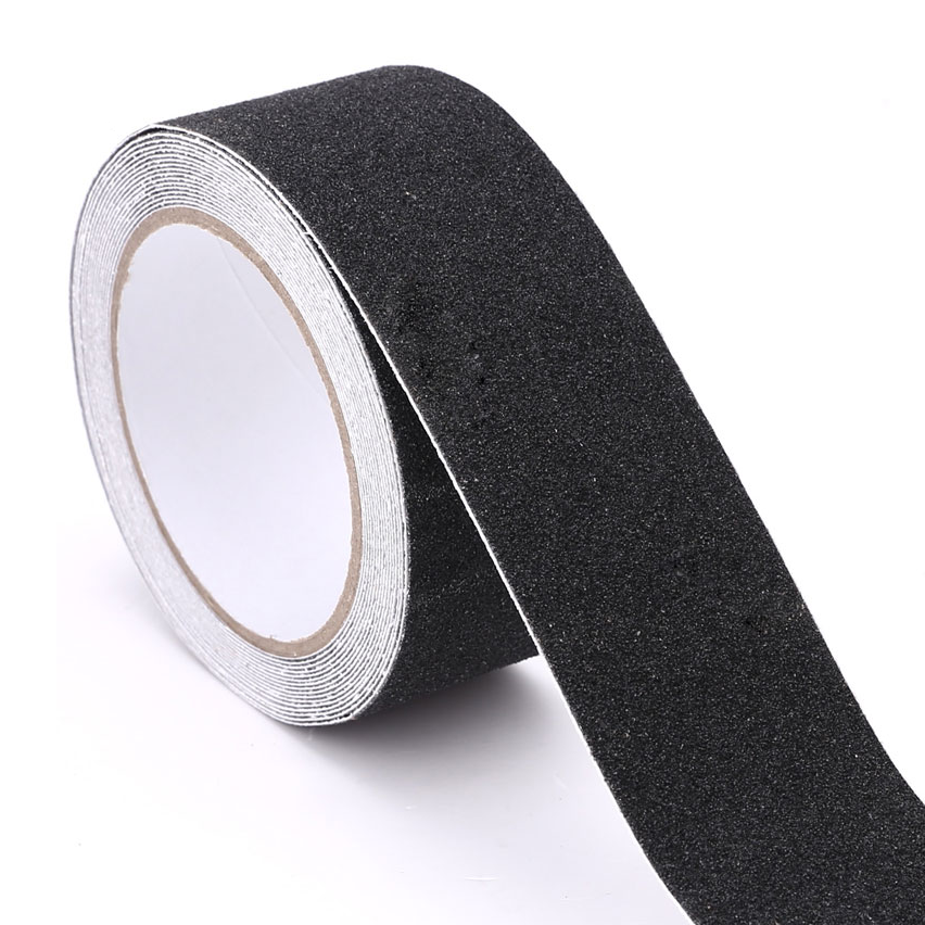 China Factory Custom Wholesale Self Adhesive Backed Concrete Grip Anti-slip Tape with Not Easy Leaving Adhesive Residue