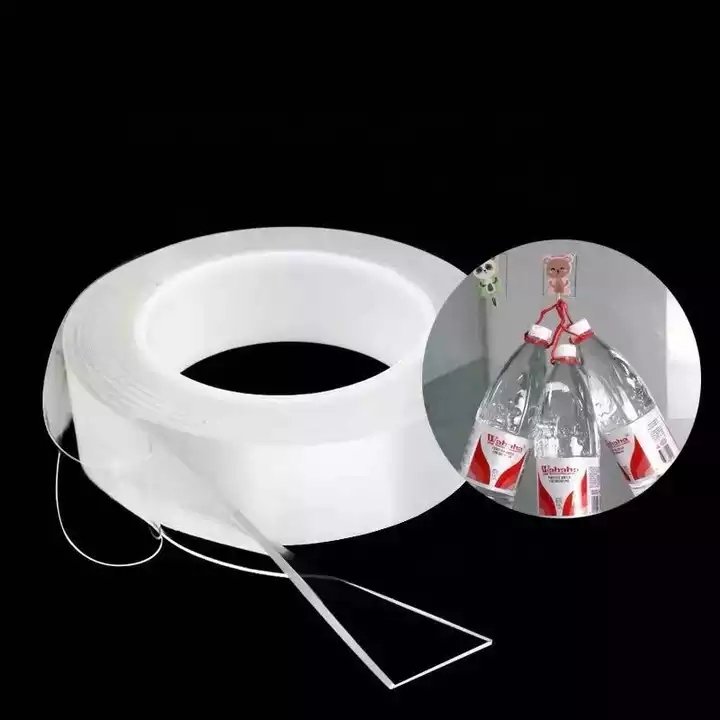 Hot Selling Clear Adhesive Tape 1m 3m 5m Traceless Double Sided Washable Adhesive Nano Tape