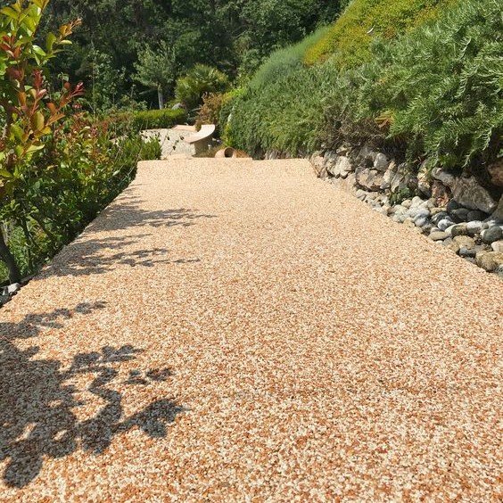 Good weather resistance eco-friendly permeable gravel stone adhesive PU glue for driveway
