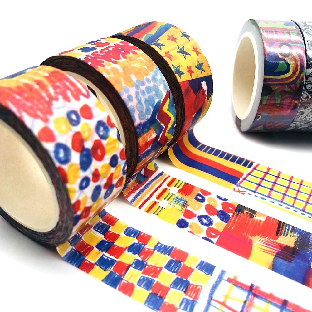 High-Performance Custom Supplier Acrylic Adhesive Waterproof Printed philippines Washi Tape for Paper Crafts