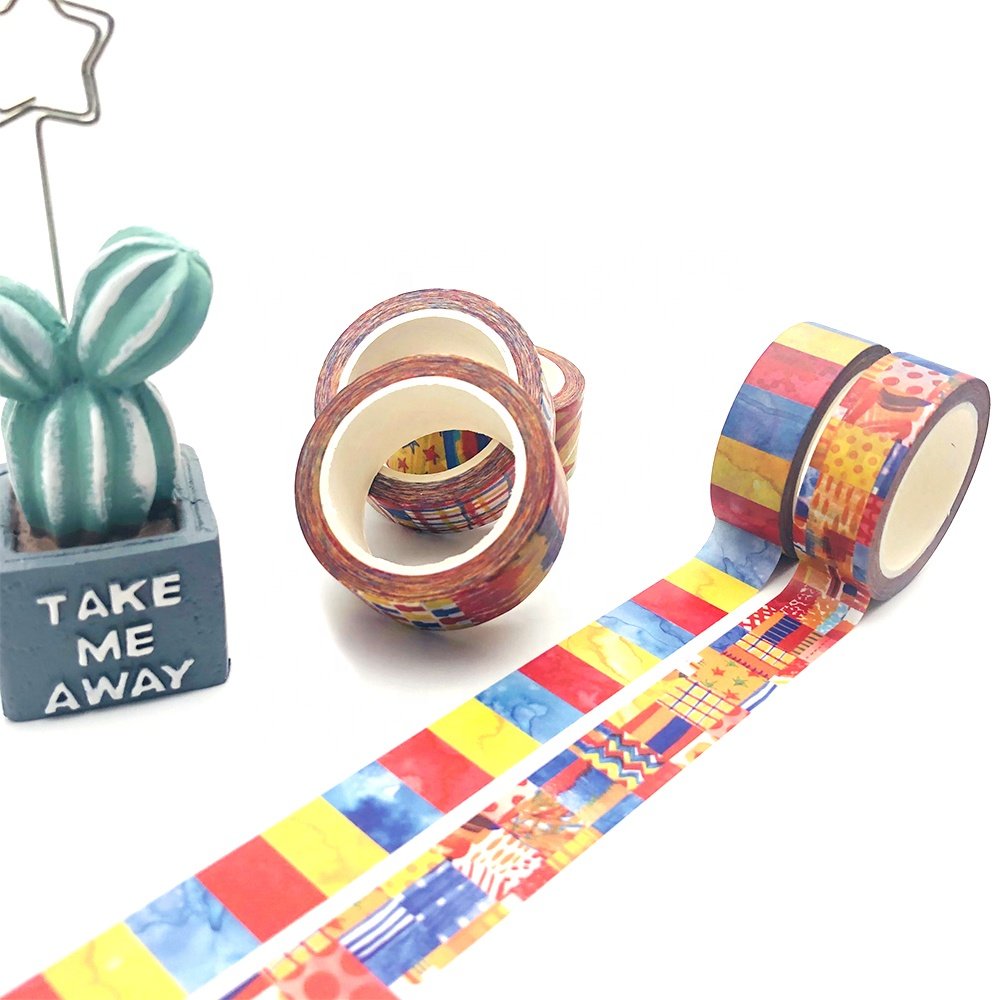 High-Performance Custom Supplier Acrylic Adhesive Waterproof Printed philippines Washi Tape for Paper Crafts