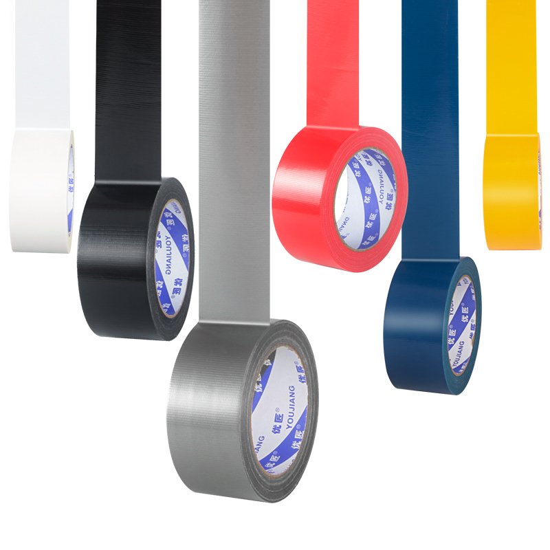 YOU JIANG waterproof Grade Gaffer Tape Matte Fabric Tape Dark Duct Cloth leather repair Adhesive aluminum Tape ducting
