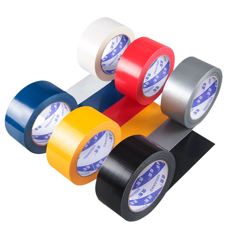 YOU JIANG waterproof Grade Gaffer Tape Matte Fabric Tape Dark Duct Cloth leather repair Adhesive aluminum Tape ducting