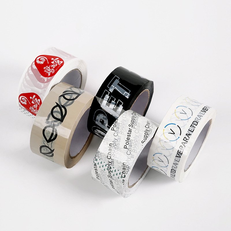 Novel design personalised fragile heavy duty packing shipping tape custom logo carton sealing personalized OPP tape roll