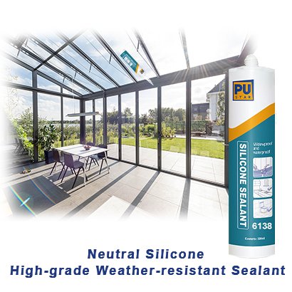 Neutral Waterproof Structural Adhesive Mildew Resistant Weatherproof Fast Curing Construction Silicone Sealant