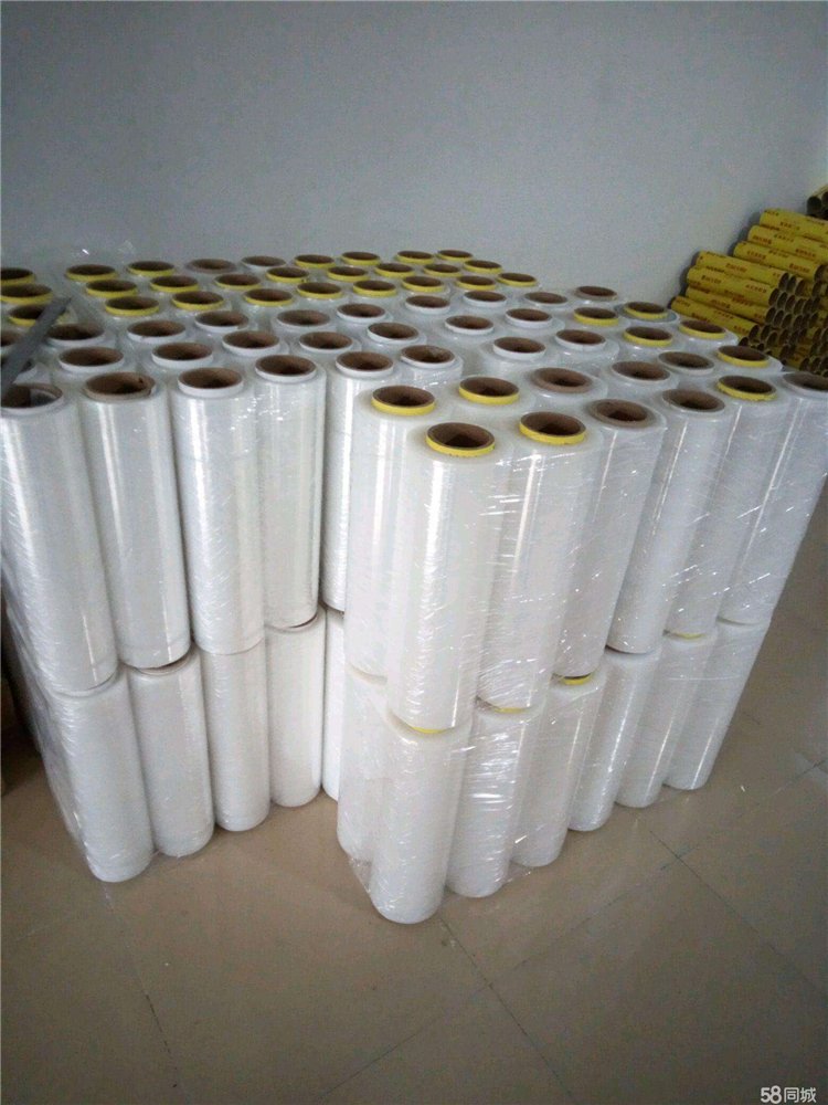 Hot Sell LDPE Stretch Film Roll Wrap Transparent Self Adhesive Stretch Film With Handle