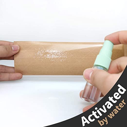Banding Sealing Gum Seal Packaging Self 120 MIC Adhesive Brown Color Gummed Kraft Paper Tape