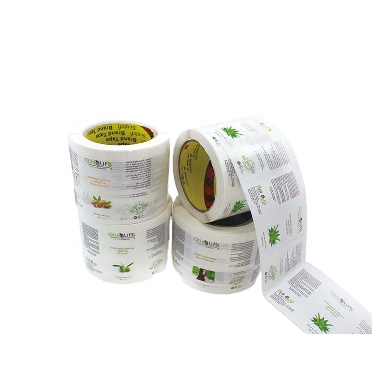 High quality waterproof adhesive gold foil laminated vinyl plastic printing label
