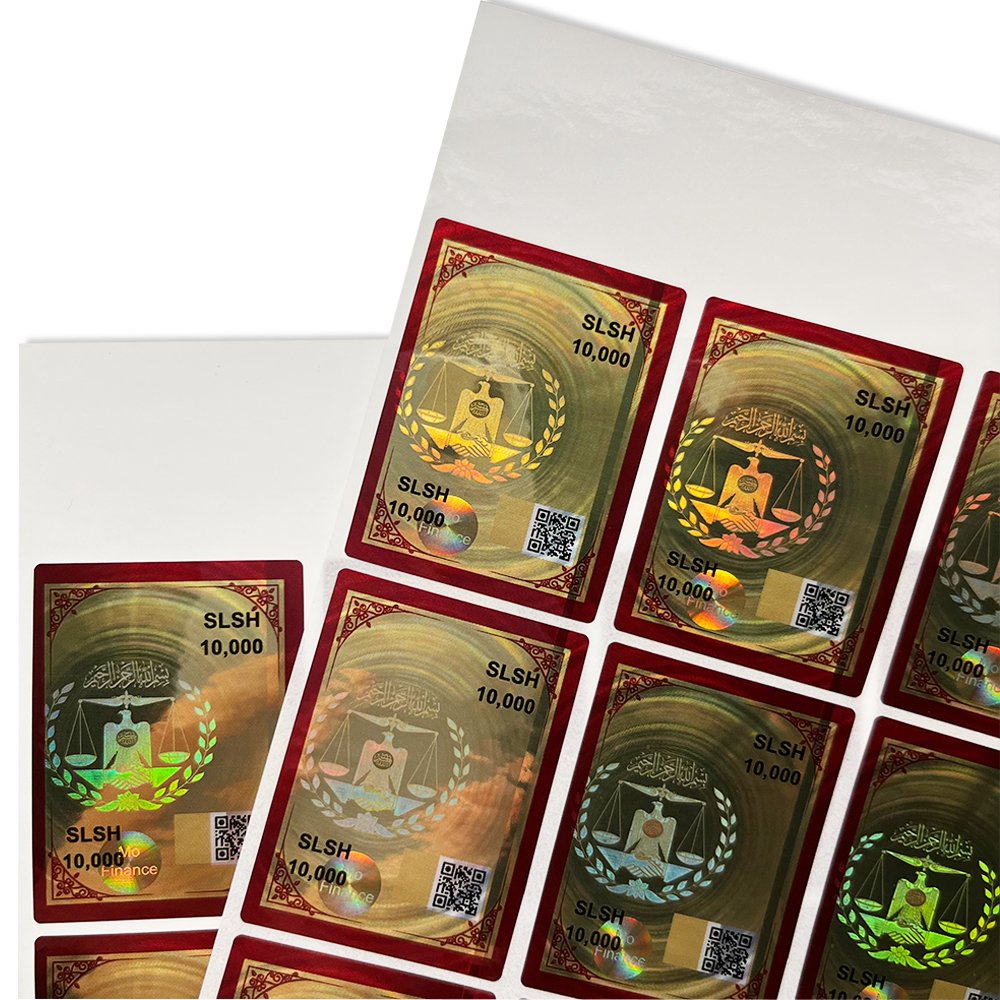 Yutai Good Quality Custom Make Logo Self Adhesive Holographic Sticker Label Security Custom Logo Hologram Label Paper Waterproof