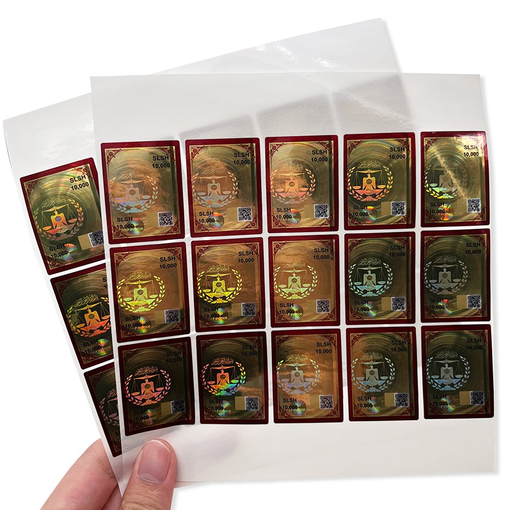 Yutai Good Quality Custom Make Logo Self Adhesive Holographic Sticker Label Security Custom Logo Hologram Label Paper Waterproof