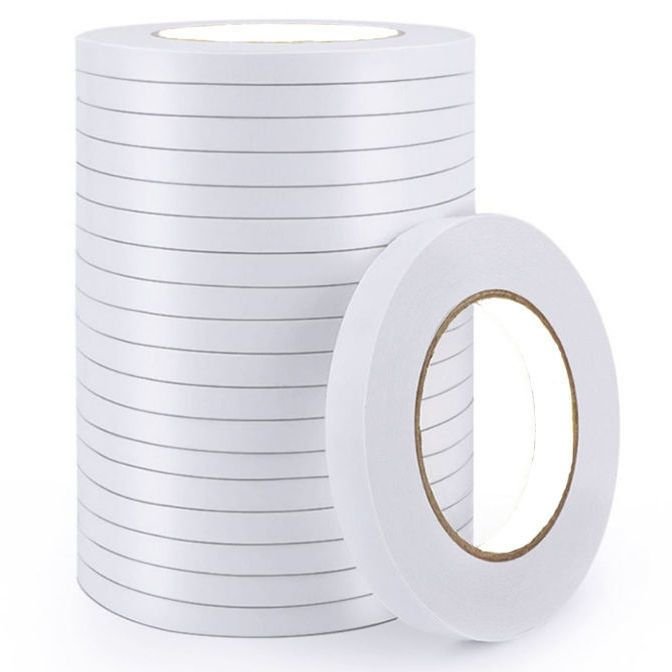 Meihe Premium Double Sided Tape for Crafts Multi-Size Double Sides Adhesive Tapes for Arts Scrapbook Tapes for DIY Photos