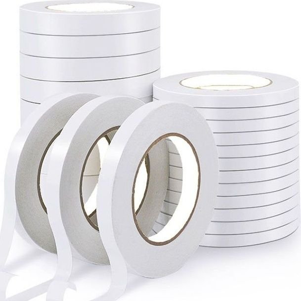 Meihe Premium Double Sided Tape for Crafts Multi-Size Double Sides Adhesive Tapes for Arts Scrapbook Tapes for DIY Photos