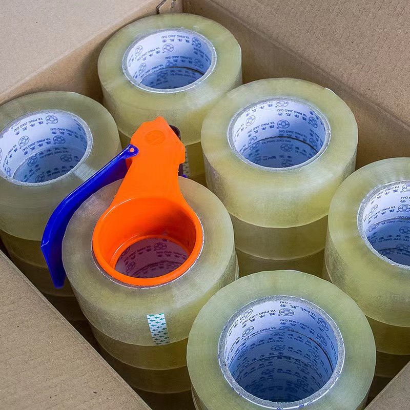 Pangda Transparent Sealing Box Yellow Tape Sealing Tape BOPP Adhesive Packing Tape
