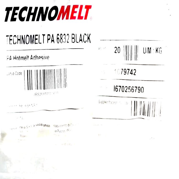 Supply HENKEL TECHNOMELT PA6832 black low-pressure injection hot melt adhesive