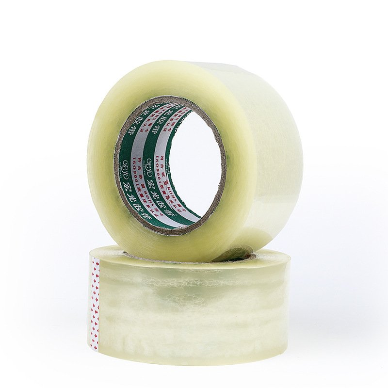 Yellow self-adhesive Thick packing tape Roll adhesive Transparent transparent Bopp packing tape to seal the carton