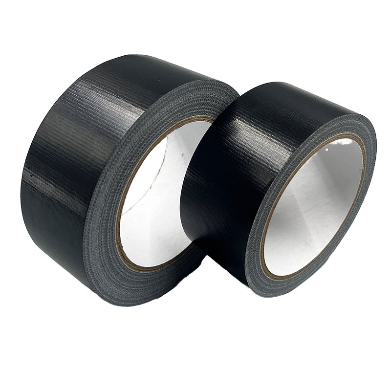 Free Sample Black Blue Water Proof Cloth Based Duct Tape Roll Black Cloth-Based Adhesive Tape Waterproof Book Binding Cloth Tape