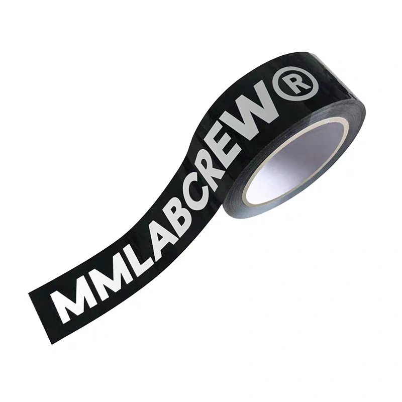 mailing box packaging tape custom logo printed clear plastic adhesive tape with company name