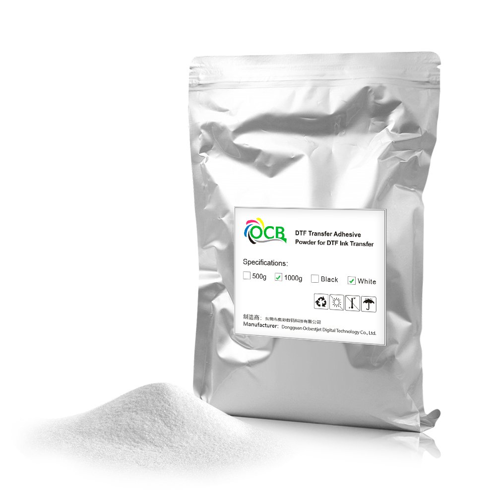 OCBESETJET White TPU PU PET Transfer Film Hot Melt Adhesive Powder