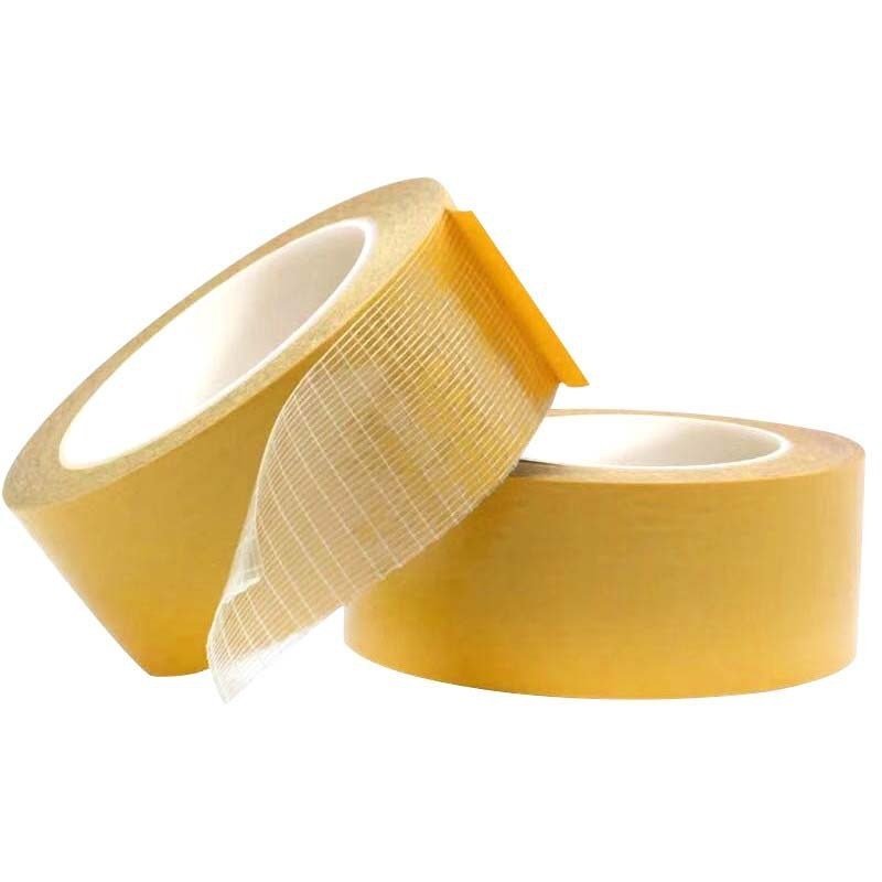 High viscosity Hot Melt Self Adhesive Double Sided Duct Cloth Carpet Tape Adhesive Rug Gripper Tape for wholesales