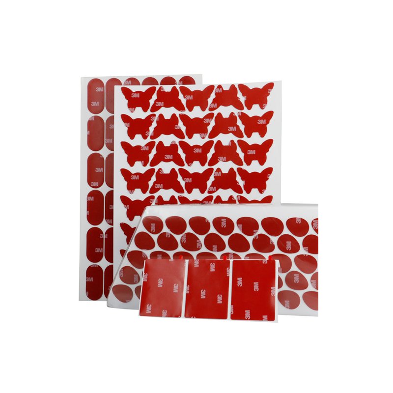 Sj5306 Bumpon Small Adhesive Strips Sticker Film Stickers For Glass Sticky Silicone Black Strip Tape 3M