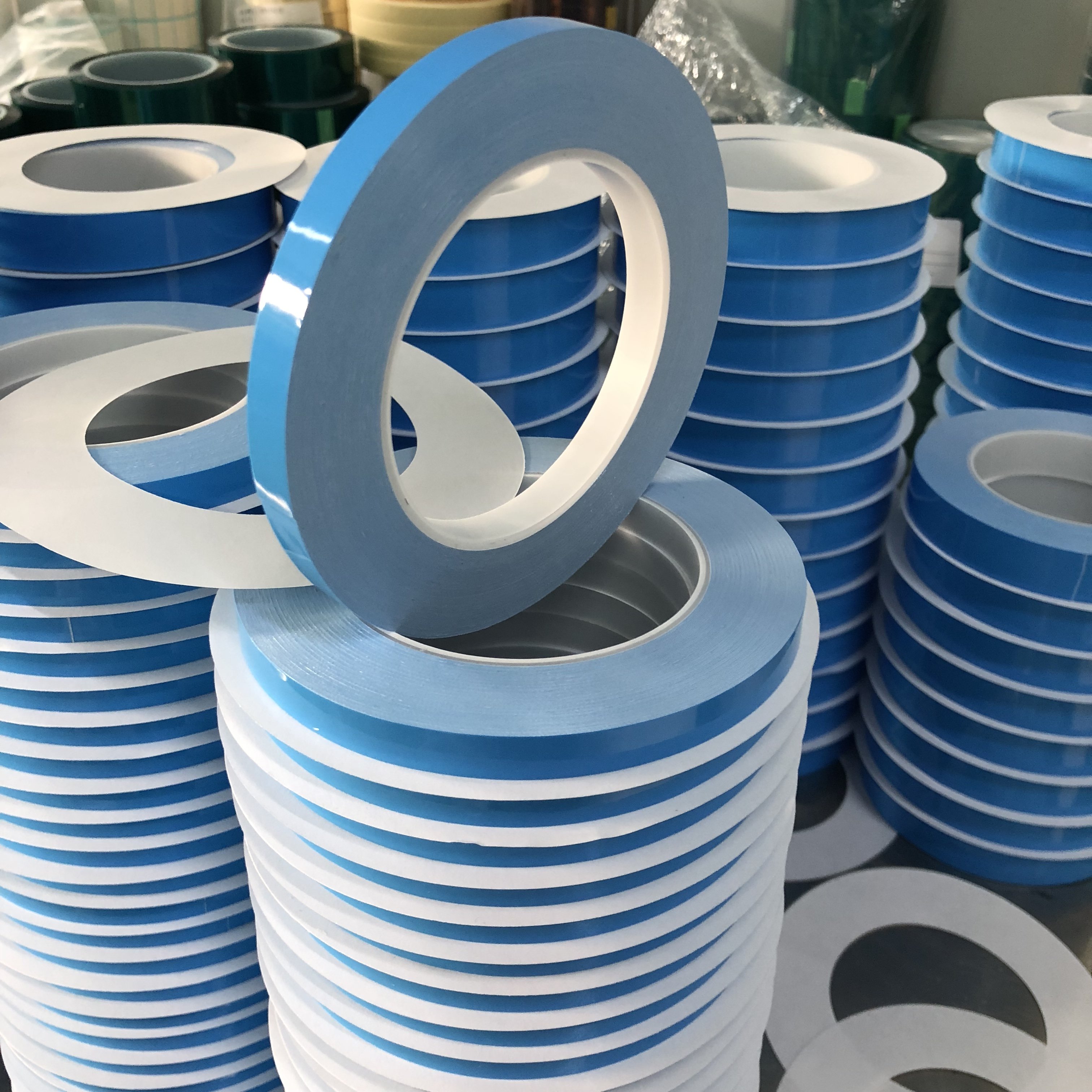 High thermal conductivity double-side adhesive tape heat transfer fiberglass thermal tape for LED and heat sink