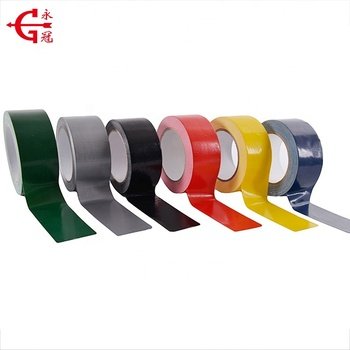 Factory price custom colored strong adhesive cloth duct tape for carpet edge binding in exhibition weddings