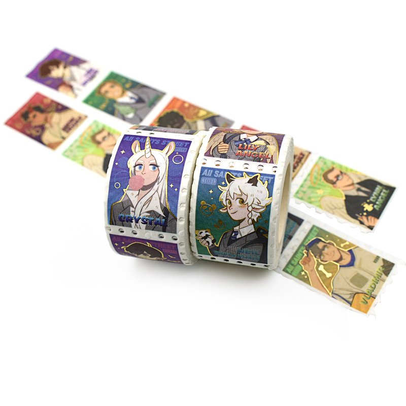 Custom Label Sticker Stamp Special Ink Washi Tape Customizable Adhesive Paper & Film from China