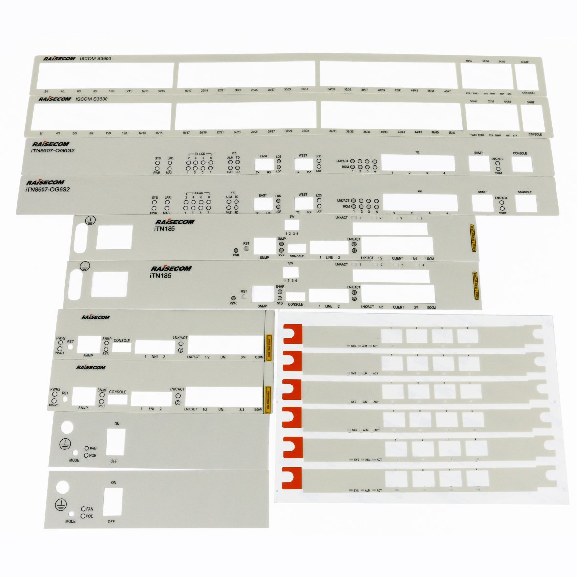 Custom printing Glass capacitive acrylic nameplate of electric motors PC Polycarbonate label 3M adhesive stickers