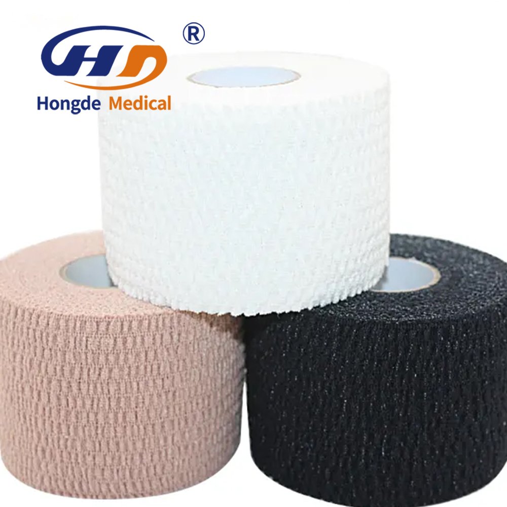 HD-805 Hot Sell Self Adhesive Bandage Wrap With Assorted Colors, Cohesive Bandage Wrap, Elastic Bandage