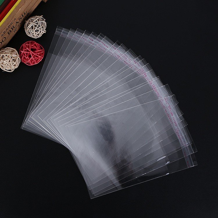 wholesale yiwu Custom Logo Plastic Plastic Opp self Adhesive Cello Bag With Header