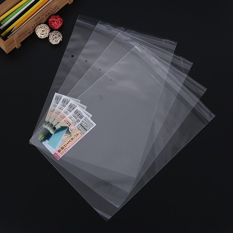 wholesale yiwu Custom Logo Plastic Plastic Opp self Adhesive Cello Bag With Header