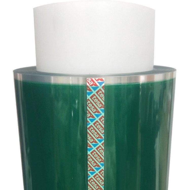 high heat 220 degree tesa 50600 green pet film high temperature masking silicone adhesive polyester tape