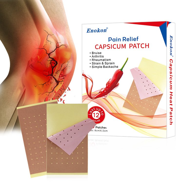 Chinese Herbal Pain Relief Patches Capsicum Adhesive Plaster