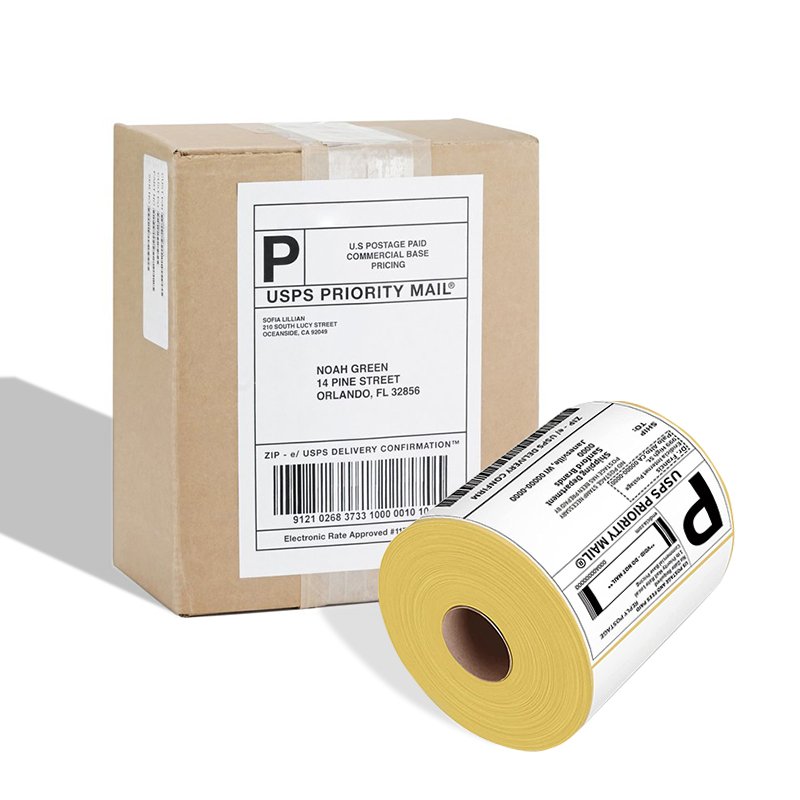 thermal printer label sticker