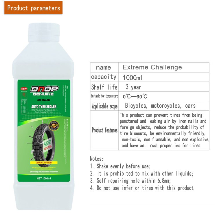 1000ml The tire replenishes itself Automobile electric Vacuum tyre Special repair solution Tire repair adhesive