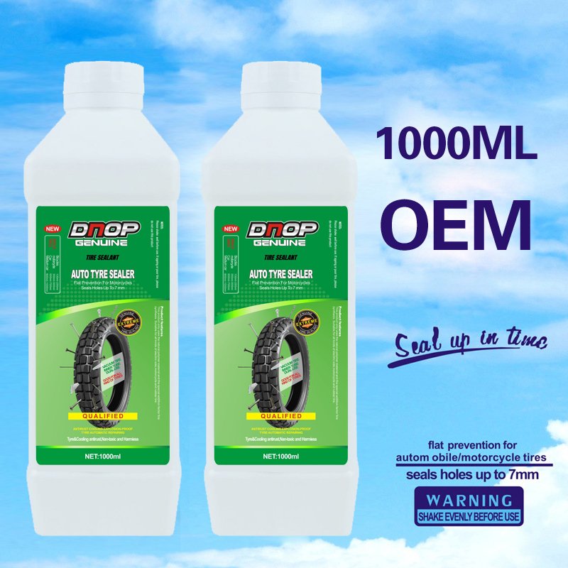 1000ml The tire replenishes itself Automobile electric Vacuum tyre Special repair solution Tire repair adhesive
