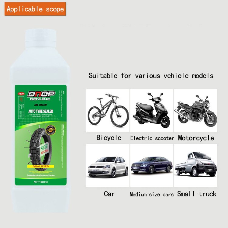 1000ml The tire replenishes itself Automobile electric Vacuum tyre Special repair solution Tire repair adhesive