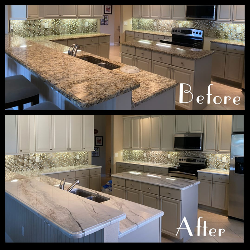 High Gloss Clear Finish UV Protection Non Toxic Countertop & Tabletop Epoxy Resin Kit for Countertops, Tabletops, Bar tops