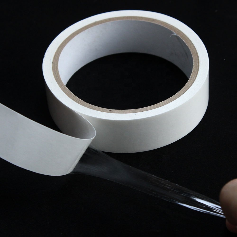 1- Recyclable Heat Resistant Clear Transparent No-Substrate Double Sided Self Adhesive Tape